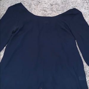 Navy blue blouse